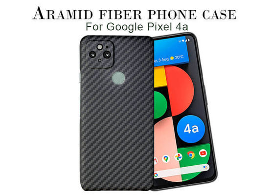 カメラの完全な保護Googleピクセル4A 5G Aramidカーボン繊維の電話箱